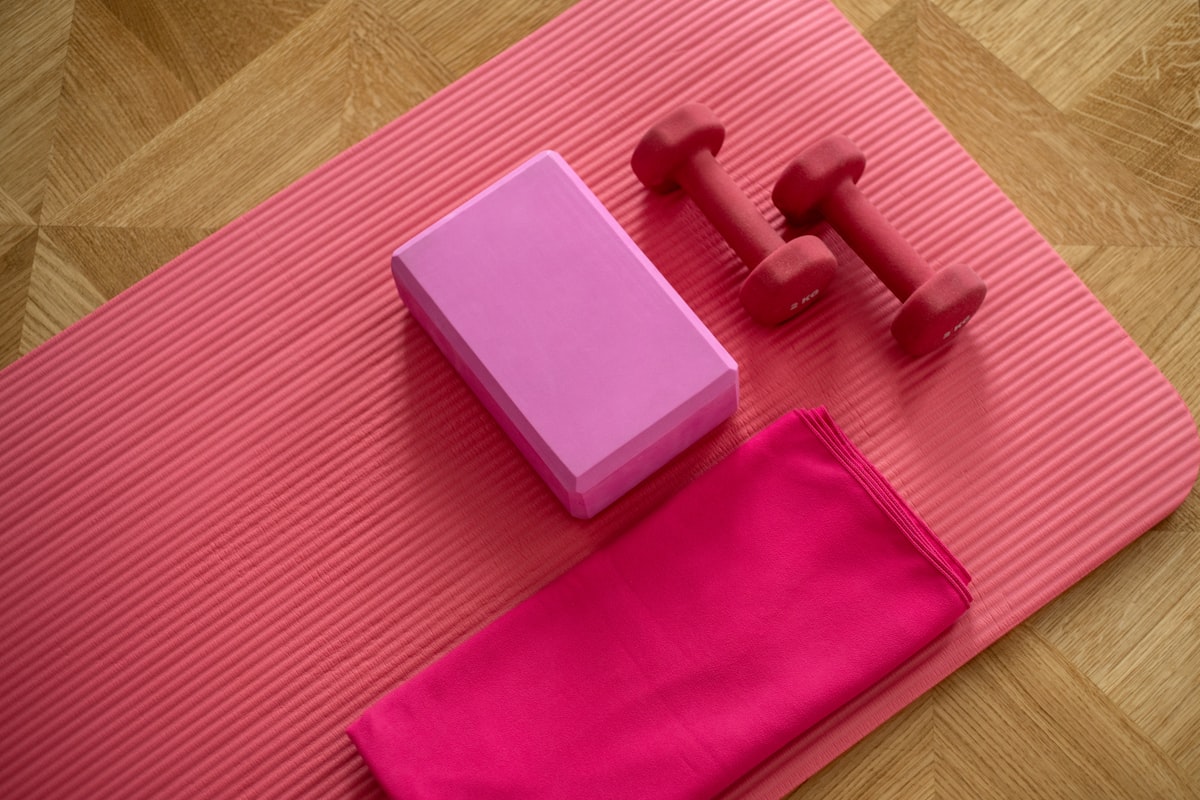 Woman practicing yoga in a peaceful studio